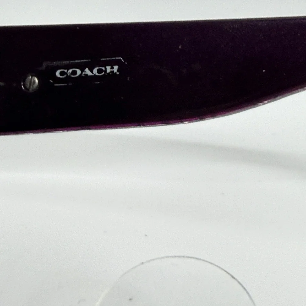 Coach Purple Eyeglasses Frames Signature C Logo‎ Rectangular 22163 120